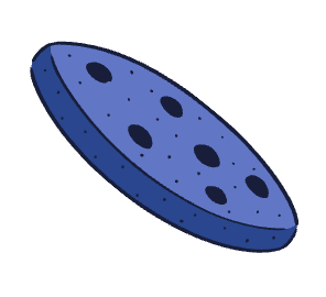 Galleta Oscura Decorativa